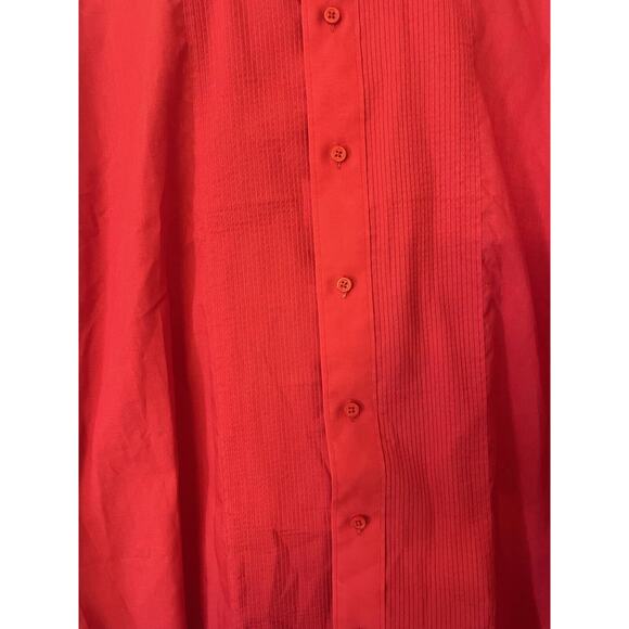 Classics Men’s Red Long Sleeve Button Up Shirt Size XL - Picture 4 of 5
